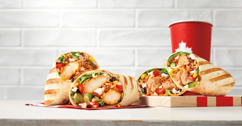 Tim hortons Lunch menu